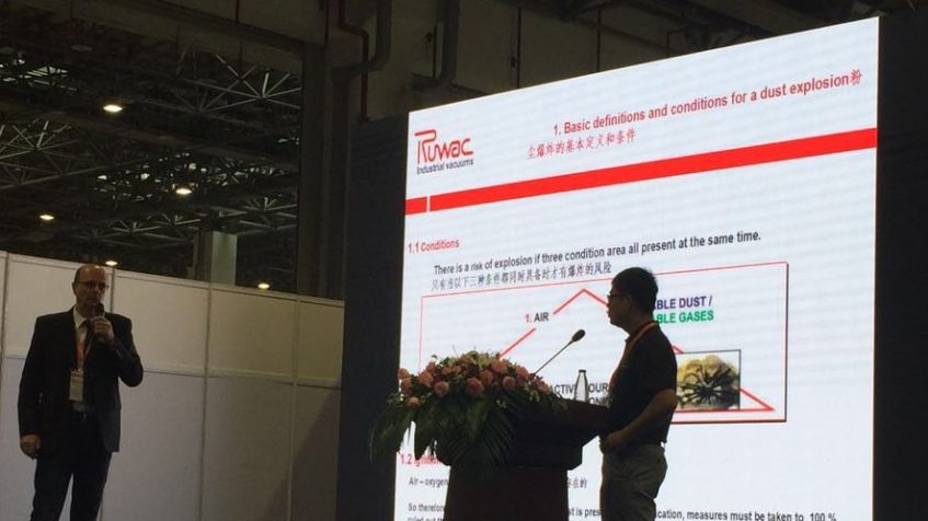 Dust explosion technology forum in Suzhou, China from 27.06 -29.06.2016